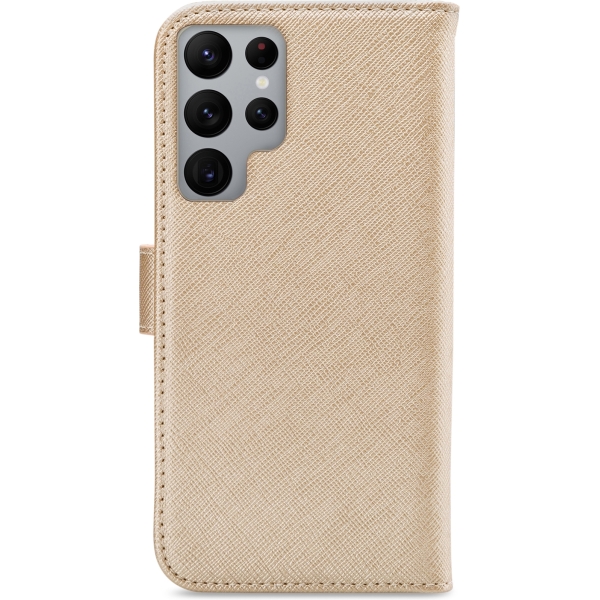 My Style Flex Wallet For Samsung Galaxy S22 Ultra 5G Gold - Afbeelding 2