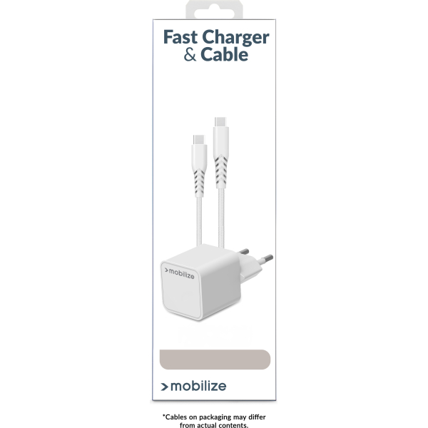 Mobilize Wall Charger Usb-C 20W With Pd + Mfi Lightning Nylon Cable 1.2M White - Afbeelding 13