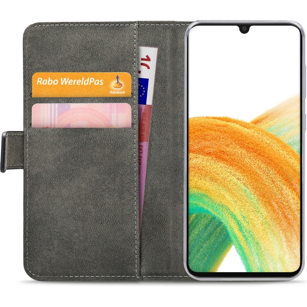Mobilize Classic Gelly Wallet Book Case Samsung Galaxy A33 5G Black - Afbeelding 4