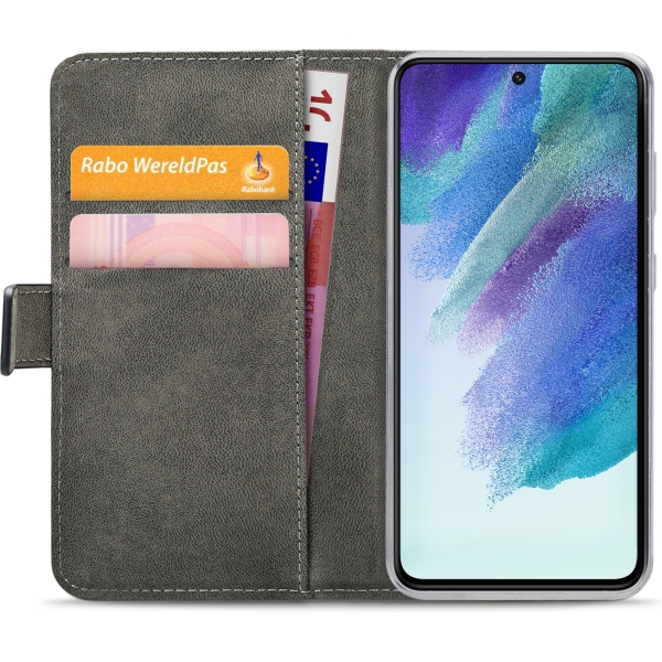Mobilize Classic Gelly Wallet Book Case Samsung Galaxy S21 Fe 5G Black - Afbeelding 4
