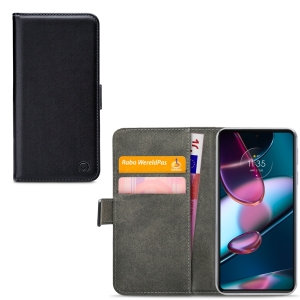 Mobilize Classic Gelly Wallet Book Case Motorola Edge 30 Pro/X30 Black