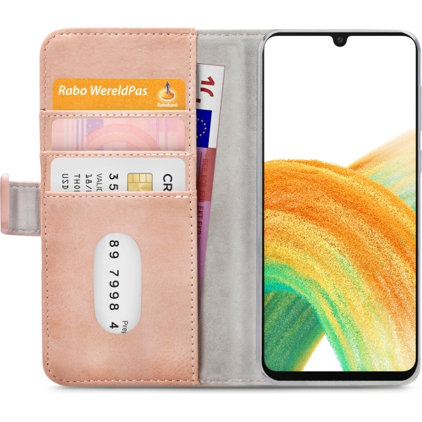 Mobilize Elite Gelly Wallet Book Case Samsung Galaxy A33 5G Soft Pink - Afbeelding 4