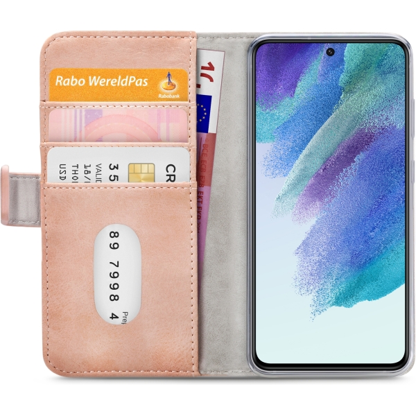 Mobilize Elite Gelly Wallet Book Case Samsung Galaxy S21 Fe 5G Soft Pink - Afbeelding 4