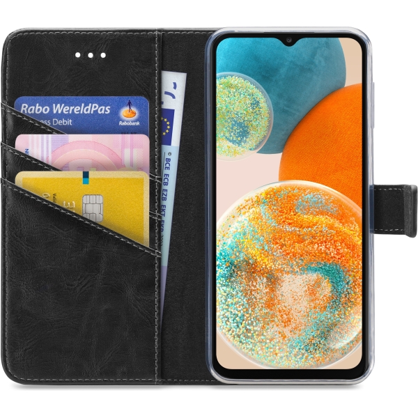 My Style Flex Wallet For Samsung Galaxy A23 5G Black - Afbeelding 3