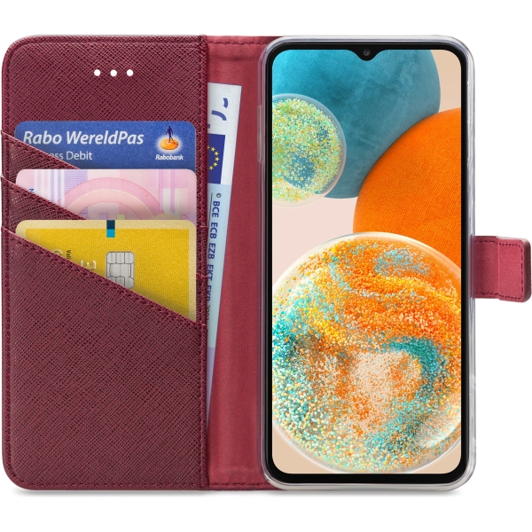 My Style Flex Wallet For Samsung Galaxy A23 5G Bordeaux - Afbeelding 3