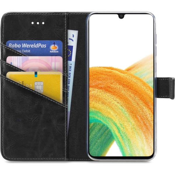 My Style Flex Wallet For Samsung Galaxy A33 5G Black - Afbeelding 3