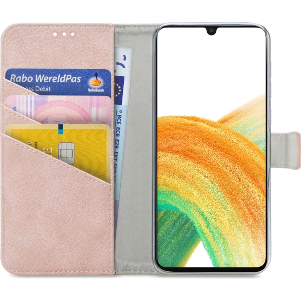 My Style Flex Wallet For Samsung Galaxy A33 5G Pink - Afbeelding 3