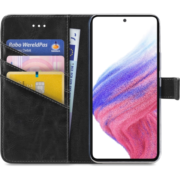 My Style Flex Wallet For Samsung Galaxy A53 5G Black - Afbeelding 3