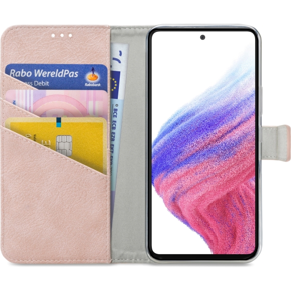 My Style Flex Wallet For Samsung Galaxy A53 5G Pink - Afbeelding 3