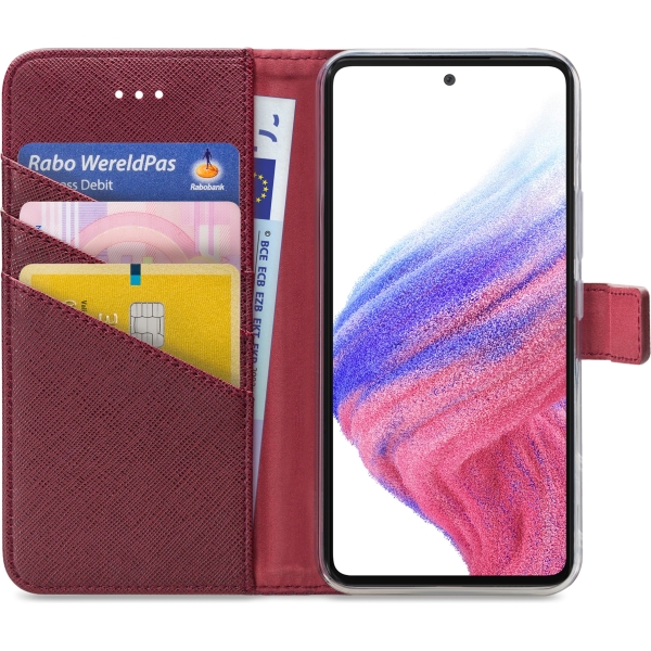 My Style Flex Wallet For Samsung Galaxy A53 5G Bordeaux - Afbeelding 3