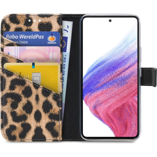 My Style Flex Wallet For Samsung Galaxy A53 5G Leopard - Afbeelding 3