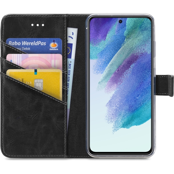 My Style Flex Wallet For Samsung Galaxy S21 Fe 5G Black - Afbeelding 3