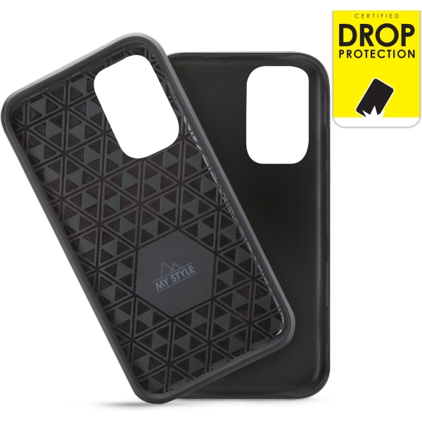 My Style Tough Case For Samsung Galaxy A23 5G Black - Afbeelding 2