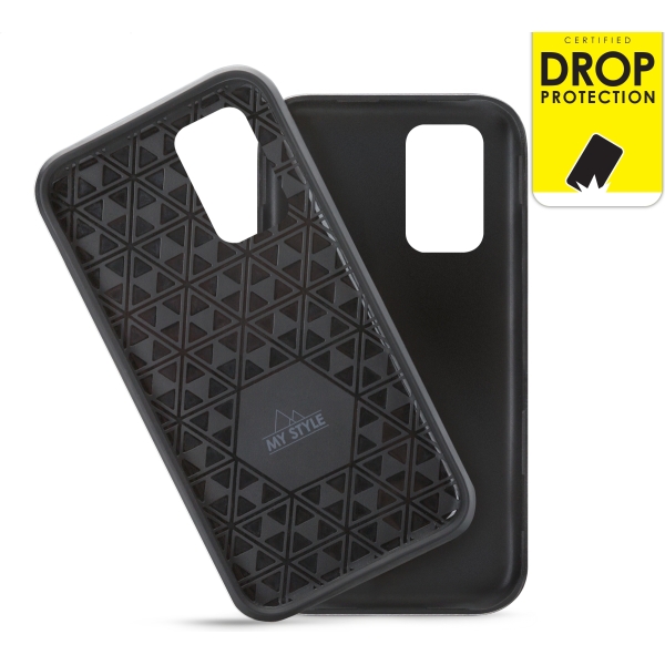 My Style Tough Case For Samsung Galaxy A73 5G Black - Afbeelding 2