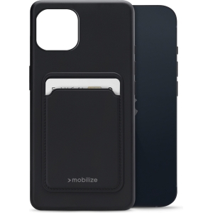 Mobilize Rubber Gelly Card Case Apple Iphone 13 Matt Black