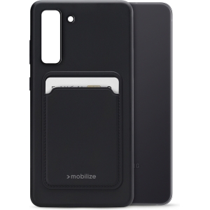 Mobilize Rubber Gelly Card Case Samsung Galaxy S21 Fe 5G Matt Black