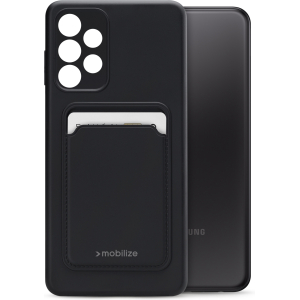 Mobilize Rubber Gelly Card Case Samsung Galaxy A23 5G Matt Black