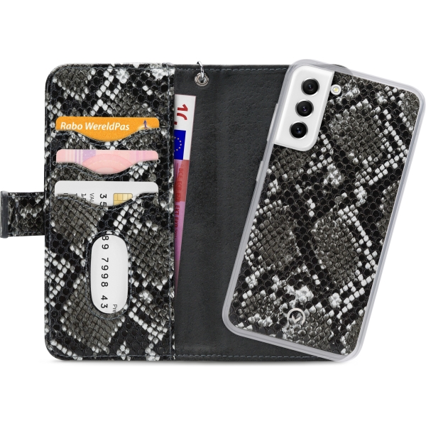 Mobilize 2In1 Magnet Zipper Case Samsung Galaxy S21 Fe 5G Black/Snake - Afbeelding 4