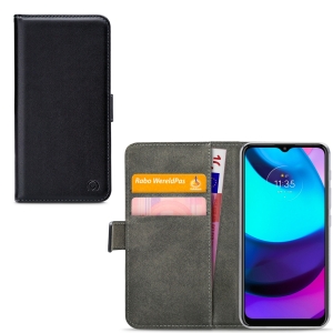 Mobilize Classic Gelly Wallet Book Case Motorola Moto E20 Black