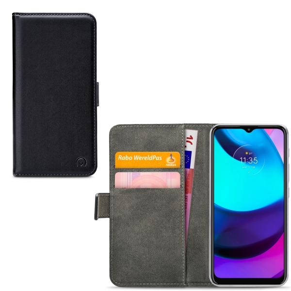 Mobilize Classic Gelly Wallet Book Case Motorola Moto E20 Black