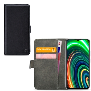Mobilize Classic Gelly Wallet Book Case Realme C25Y Black