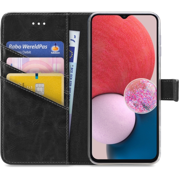My Style Flex Wallet For Samsung Galaxy A13 4G Black - Afbeelding 3