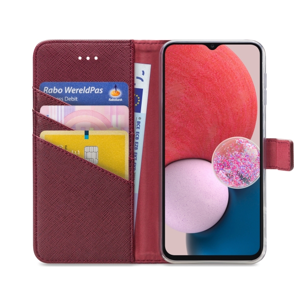My Style Flex Wallet For Samsung Galaxy A13 4G Bordeaux - Afbeelding 3