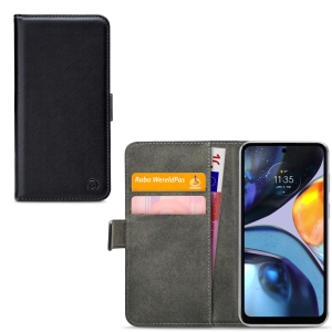 Mobilize Classic Gelly Wallet Book Case Motorola Moto G22 Black