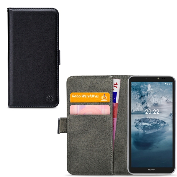 Mobilize Classic Gelly Wallet Book Case Nokia C2 2E Black
