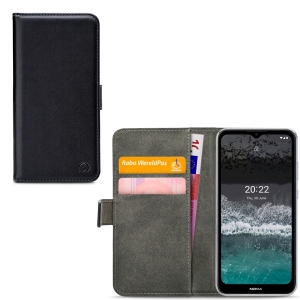 Mobilize Classic Gelly Wallet Book Case Nokia C21 Plus Black