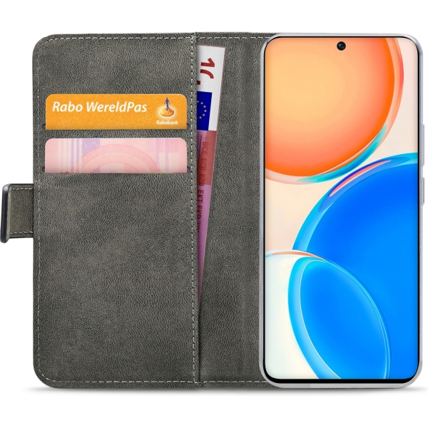 Mobilize Classic Gelly Wallet Book Case Honor X8 4G Black - Afbeelding 4