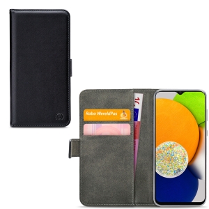 Mobilize Classic Gelly Wallet Book Case Samsung Galaxy A03 Black