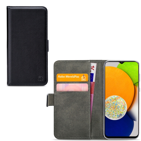 Mobilize Classic Gelly Wallet Book Case Samsung Galaxy A03 Black