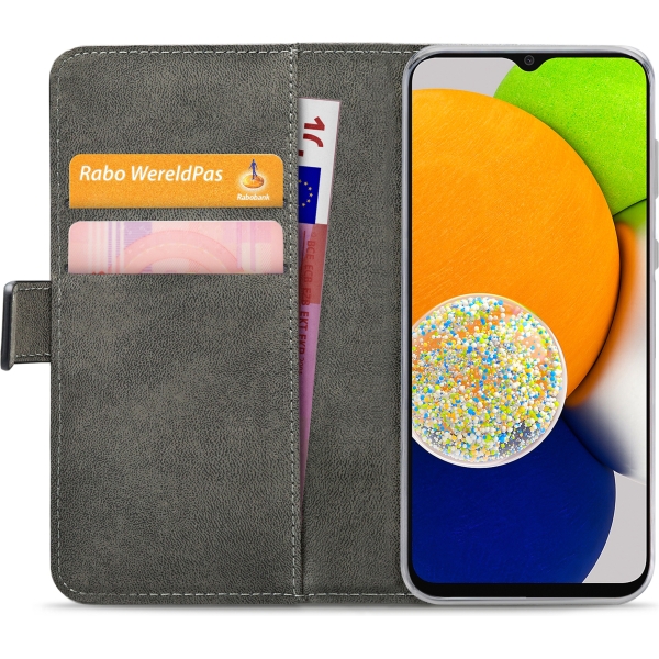 Mobilize Classic Gelly Wallet Book Case Samsung Galaxy A03 Black - Afbeelding 4