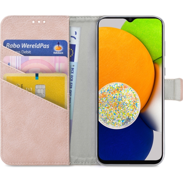 My Style Flex Wallet For Samsung Galaxy A03 Pink - Afbeelding 3