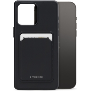 Mobilize Rubber Gelly Card Case Apple Iphone 14 Pro Max Matt Black