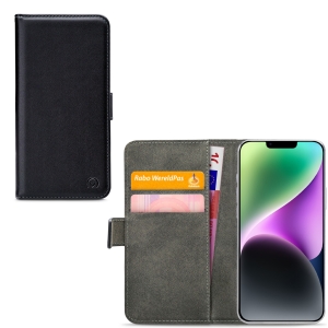 Mobilize Classic Gelly Wallet Book Case Apple Iphone 14 Plus Black