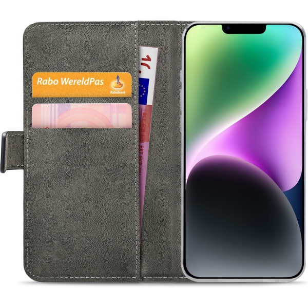 Mobilize Classic Gelly Wallet Book Case Apple Iphone 14 Plus Black - Afbeelding 4