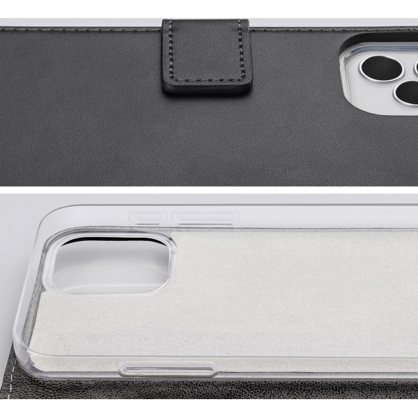 Mobilize Classic Gelly Wallet Book Case Apple Iphone 14 Pro Max Black - Afbeelding 7