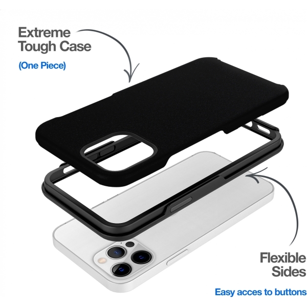Mobilize Extreme Tough Case Apple Iphone 14 Plus Black - Afbeelding 2