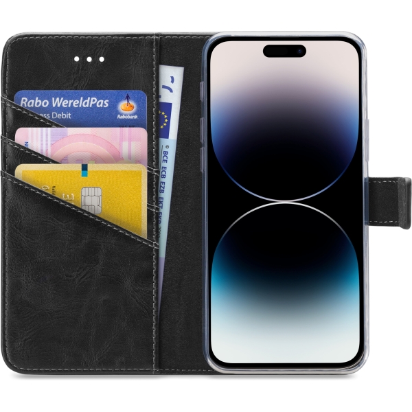 My Style Flex Wallet For Apple Iphone 14 Pro Max Black - Afbeelding 3
