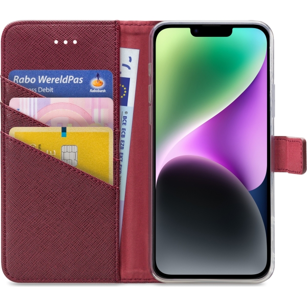 My Style Flex Wallet For Apple Iphone 14 Plus Bordeaux - Afbeelding 3