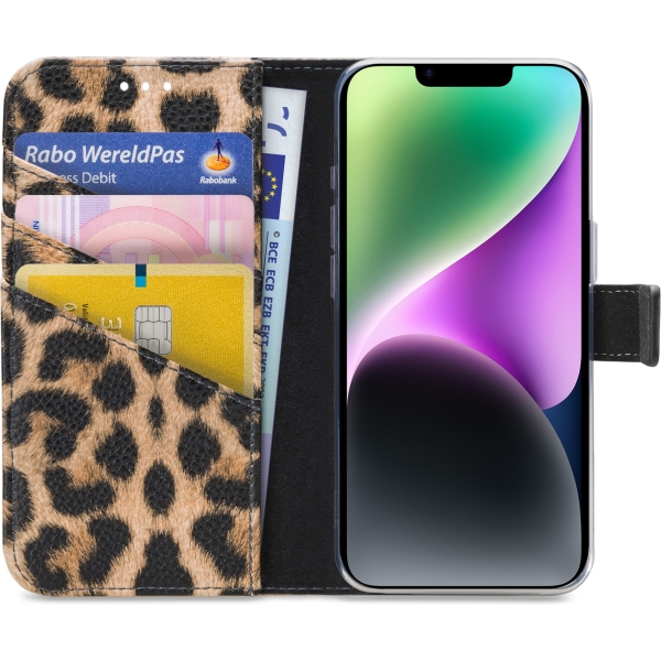 My Style Flex Wallet For Apple Iphone 13/14/15 Leopard - Afbeelding 3