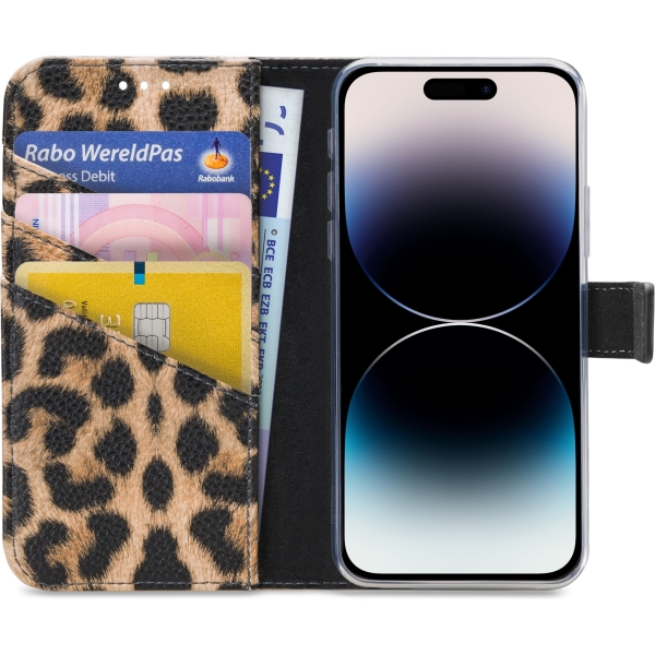 My Style Flex Wallet For Apple Iphone 14 Pro Leopard - Afbeelding 3