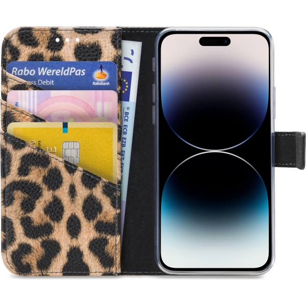 My Style Flex Wallet For Apple Iphone 14 Pro Max Leopard - Afbeelding 3
