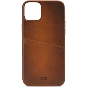 Senza Desire Leather Cover With Card Slot Apple Iphone 14 Burned Cognac