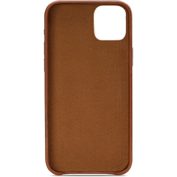 Senza Desire Leather Cover With Card Slot Apple Iphone 14 Burned Cognac - Afbeelding 2