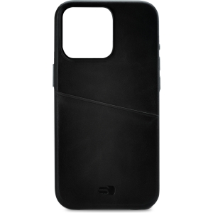 Senza Pure Leather Cover With Card Slot Apple Iphone 14 Pro Deep Black