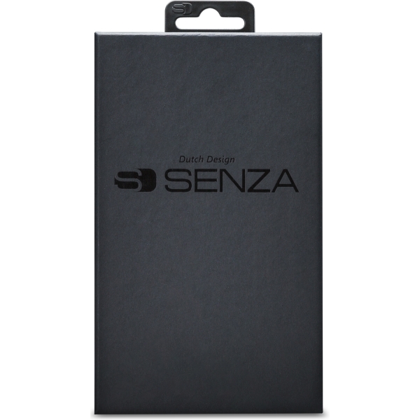 Senza Pure Leather Cover With Card Slot Apple Iphone 14 Plus Deep Black - Afbeelding 3