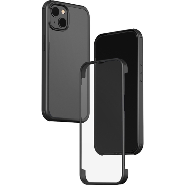 Mobilize Tempered Glass 360 Protection Case Apple Iphone 14 Pro Black - Afbeelding 3